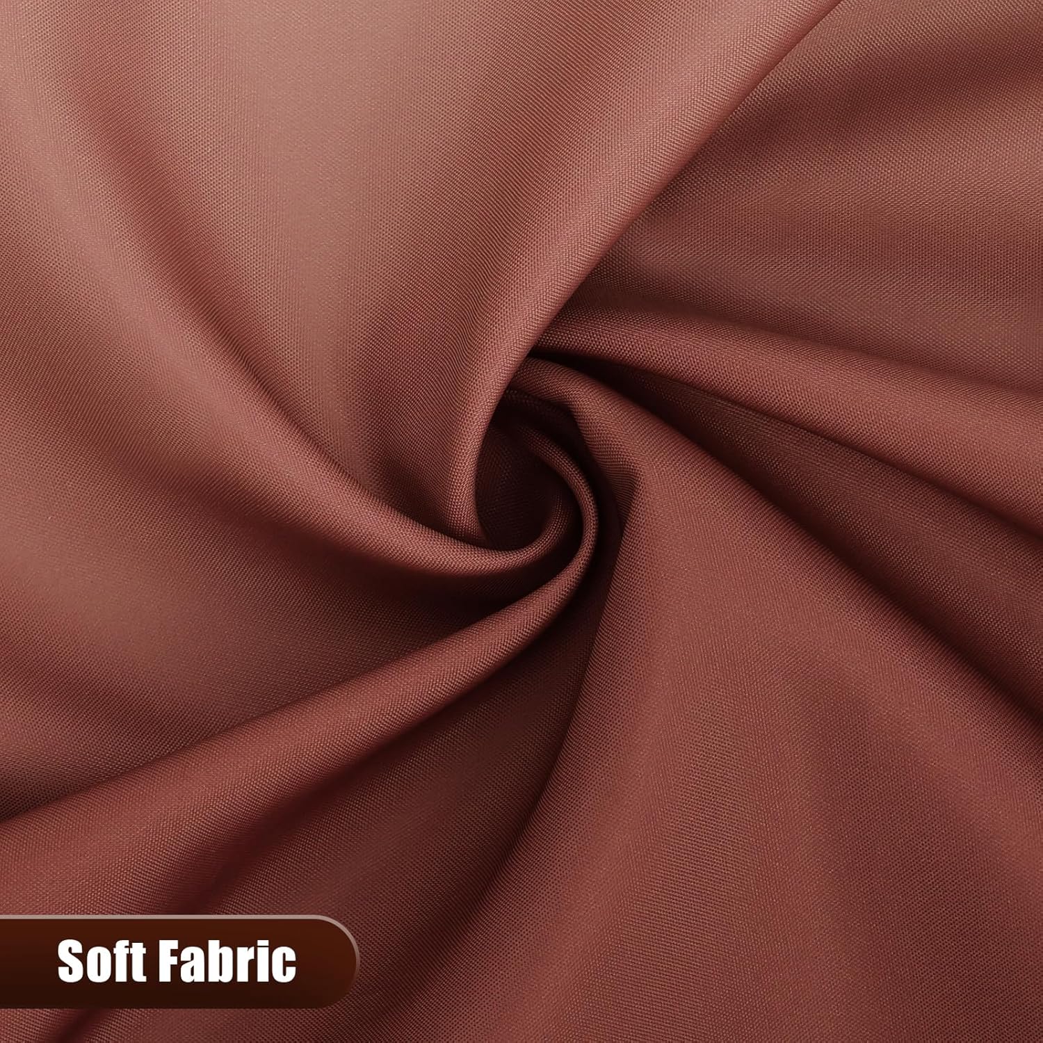 OLANLY Luxury Ombre Shower Curtain Set - Waterproof & Washable | Brown & White, 72x72 Inches