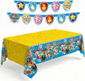 Paw Patrol Tablecloth & Birthday Banner - Officially Licensed Party Decorations | Fun & Festive Design
