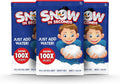 Snow in Seconds Instant Snow - 3 Pack of Artificial Snow | Makes 1 Gallon of Fake Snow Each