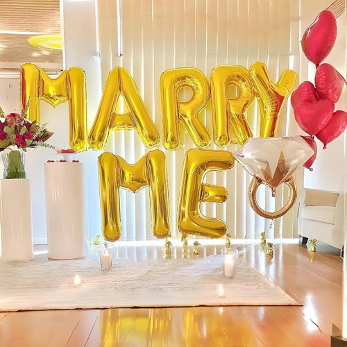 Gold Alphabet Balloons - 40 Inch Custom Name Helium Foil Letters for Men's Birthday Party Decor