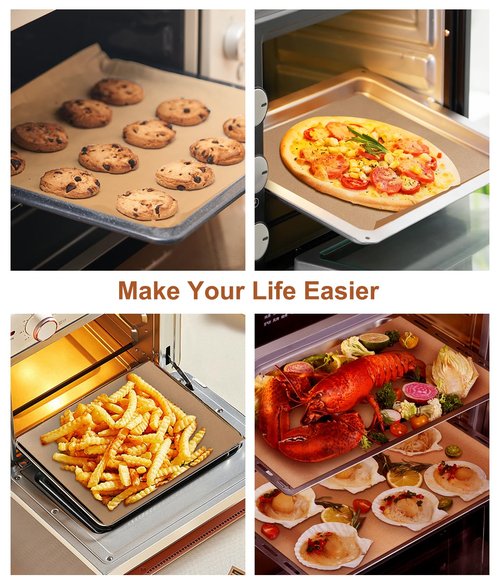 Parchment Paper Baking Sheets, 9 x 13 Inch, 200 Count Precut Non-Stick Unbleached Baking Paper Liners for Oven, Grill, Air Fryer, Steaming, Multipurpose for Bread, Cupcakes, Cookies and More