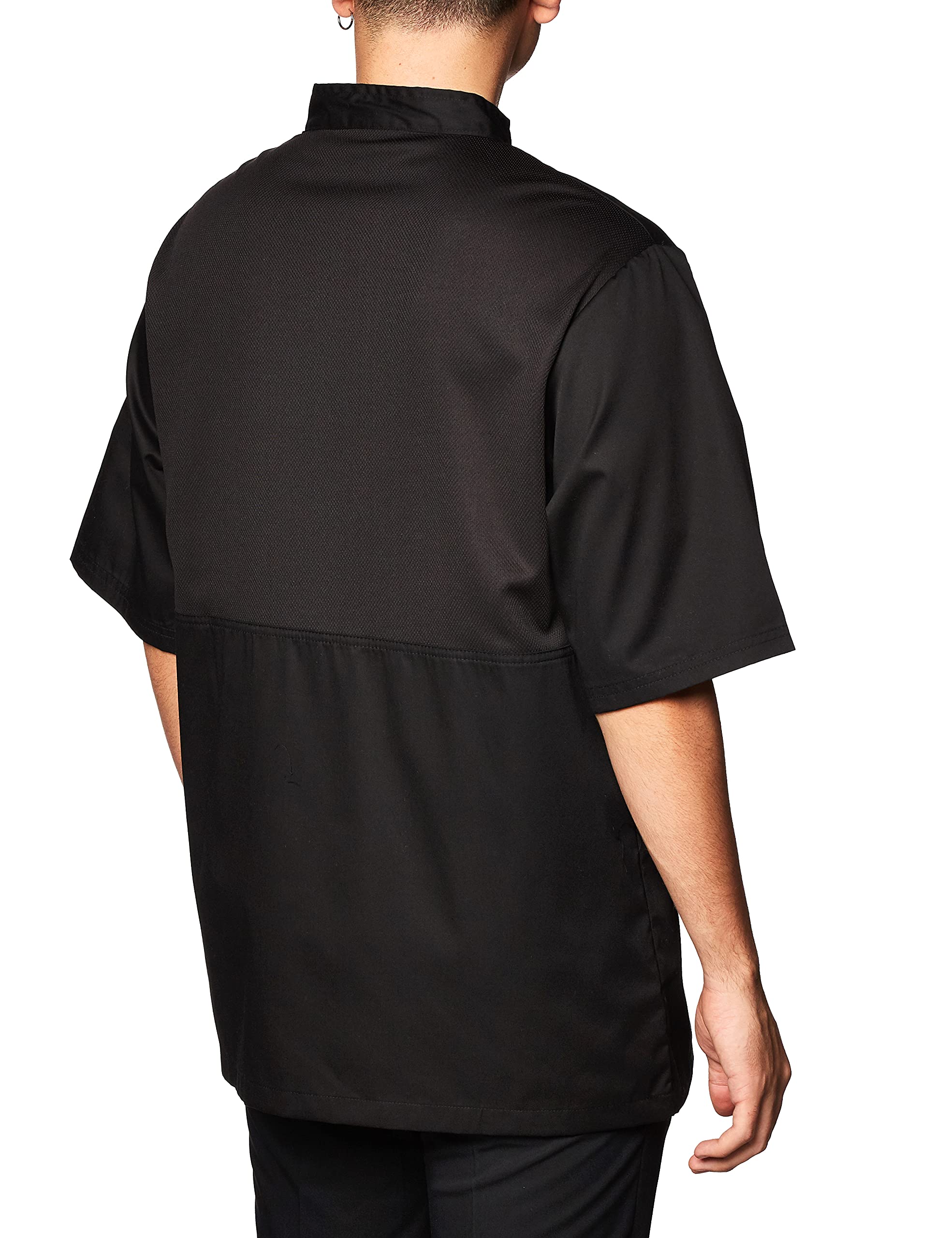 Chef Code Cool Breeze Chef Coat with Short-Sleeves and Mesh Vent Inlay CC105
