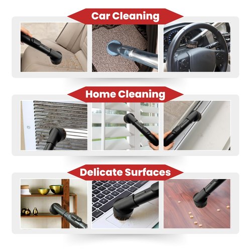 For Miele 2Pack Round Horsehair Dust Brush Vacuum Attachments Accessories 1-3/8'' Inner Diameter Compatible with Miele C1 C2 C3 Vacuum Cleaners -Household Cleaning Attachment Kit
