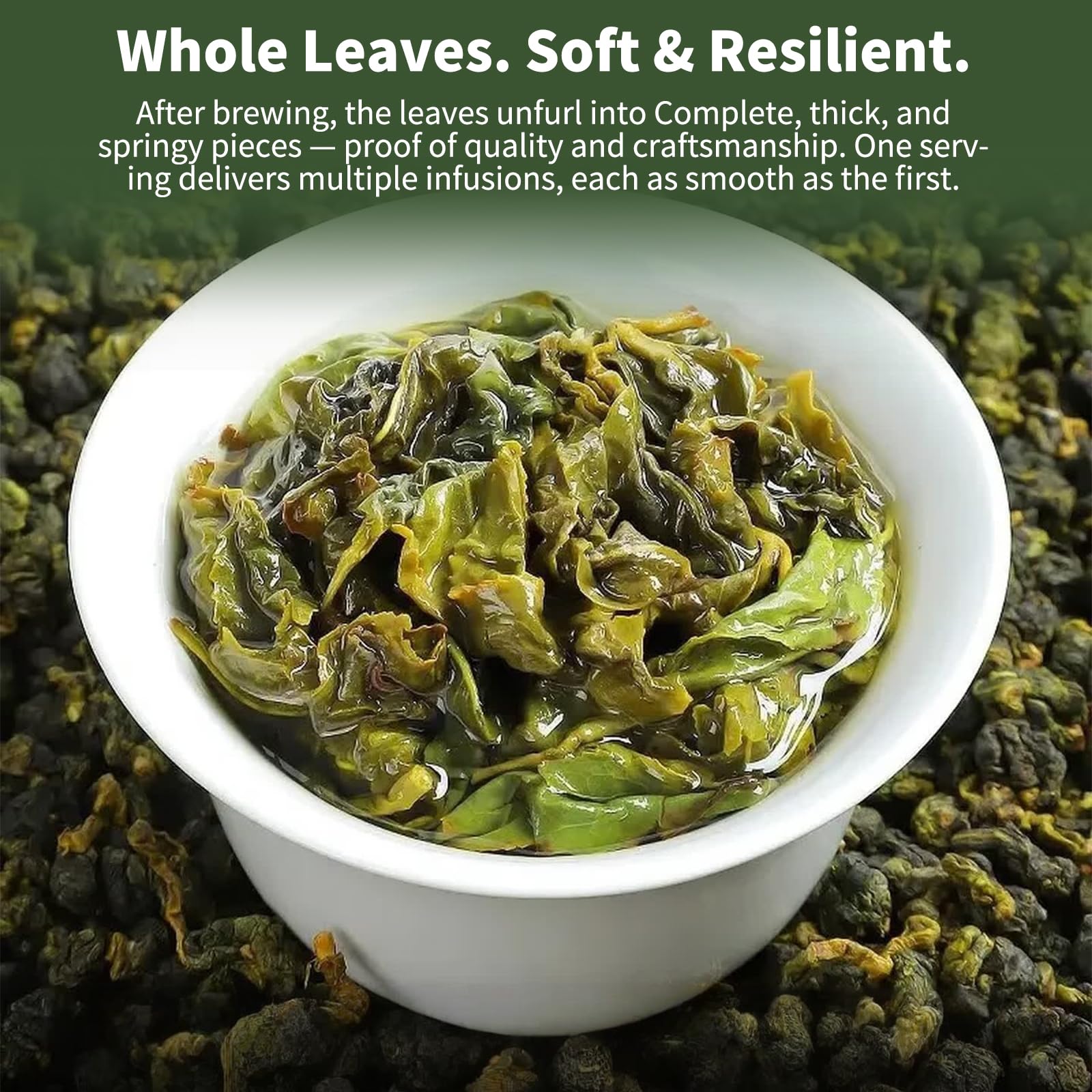 XIXICHA Osmanthus Oolong Tea, Taiwan Premium High Mountain Oolong Loose Leaf, Naturally Infused with Fresh Osmanthus Flowers, Smooth & Floral, 150g (5.3oz) 桂花乌龙茶 台湾茶
