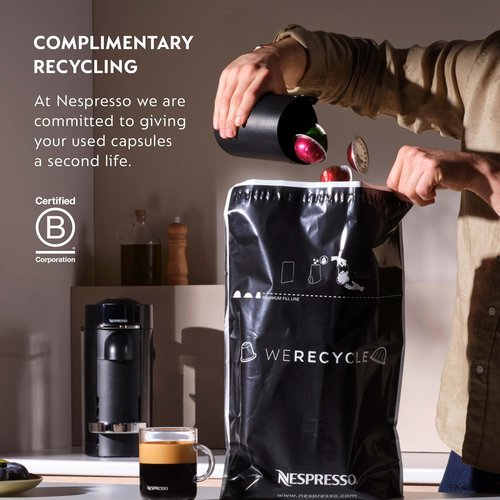 Nespresso Capsules - Original Line Tokyo Vivalto Lungo - Medium Roast Coffee Pods, 50 Count