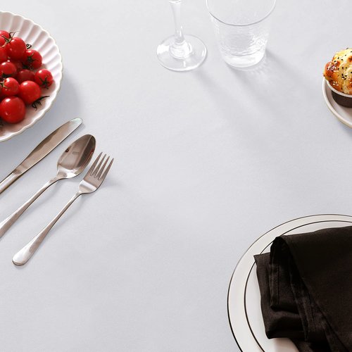 6 Pack White Tablecloth 90 x 156 Inch Table Cloth for 8 Foot Rectangle Tables, Wrinkle Resistant Washable Polyester Fabric Table Covers for Party, Wedding,Dining,and Banquet