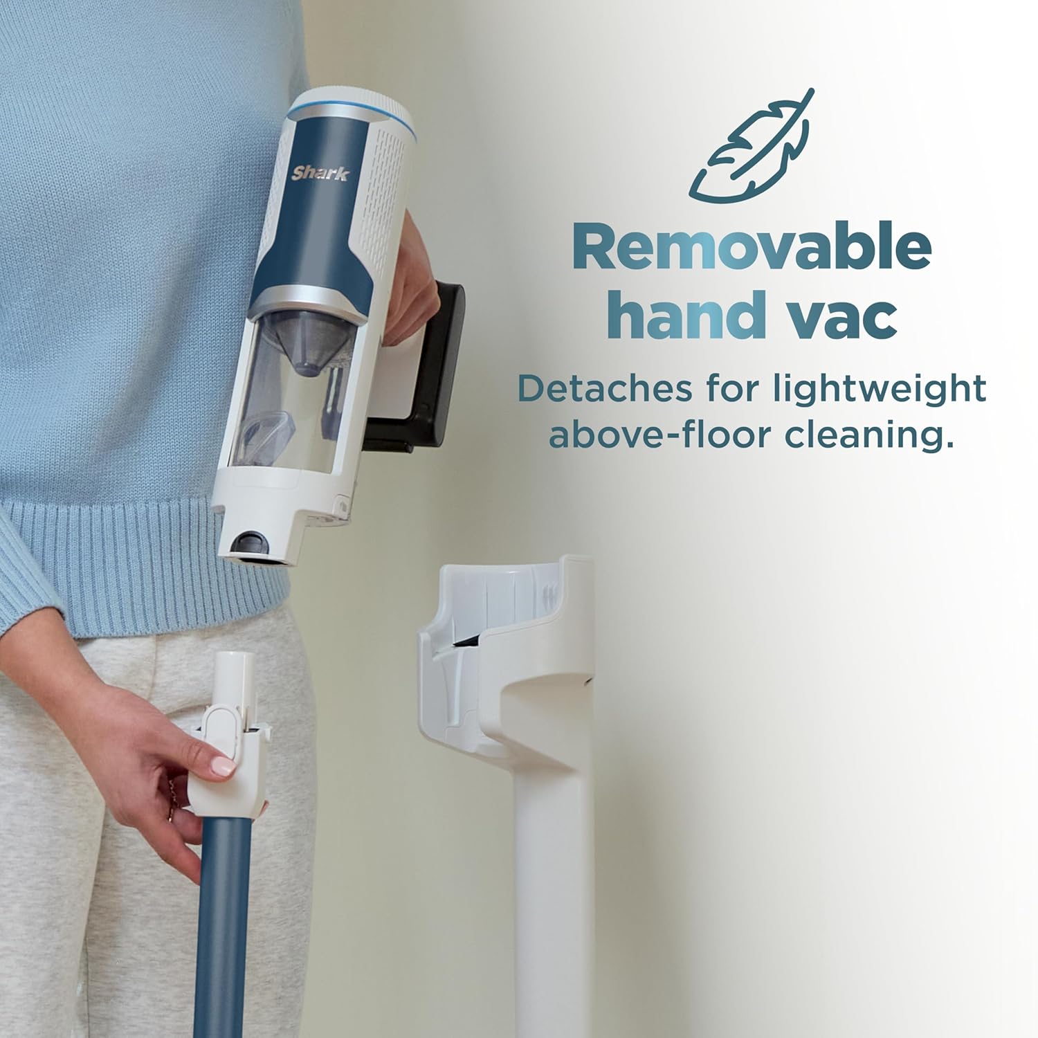 Shark Clean & Empty Cordless Stick Vacuum - Lightweight, Auto-Empty, HEPA Filter, Pet Hair Tool, BU3523