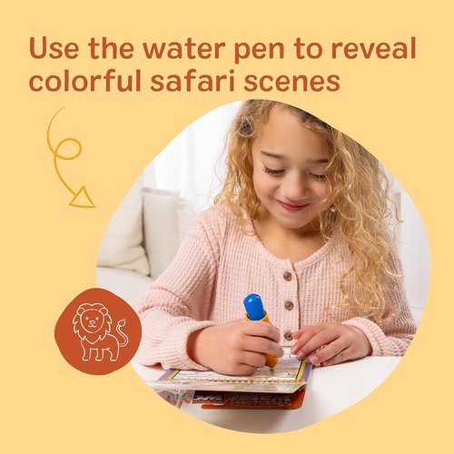 Melissa & Doug Water Wow! Reusable Safari Activity Pad - Eco-Friendly & Fun for Kids