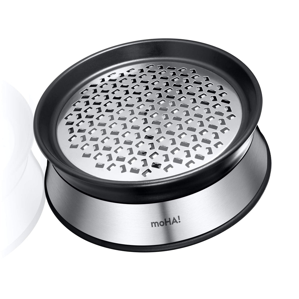 MOHA Rotating Ginger Grater/Zester, Stainless Steel