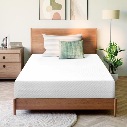 GAESTE 8 Inch Twin Cooling Gel Memory Foam Mattress for Cool Sleep Medium Firm CertiPUR-US Certified Foam, Mattress in a Box Pressure Relief Removable Cover No Fiberglass (Twin, 8 in)