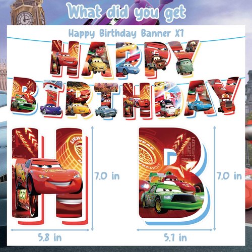 Elegant Birthday Banner and Hanging Swirls – Happy Birthday Banner with Swirls for Adult Theme Decorations Party Hanging Decorations