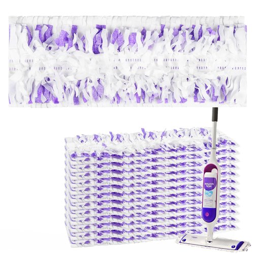 12 Pack Disposable Mop Pads for PowerMop™ Multi-Surface Floor Mop, Mopping Pad Refills for Floor Cleaning