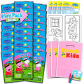 Peppa Pig 24 Count Mini Party Favors - Grab n Go Play Packs with Coloring Pages, Stickers & More (Peppa Pig Birthday Party Supplies)