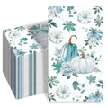SMUAENSS 100 PCS Thanksgiving Napkin Disposable, Fall Paper Floral Guest Napkins, 3 Ply Boho Napkins Lunch Dinner kitchen Hand Napkin for Autumn Harvest Wedding Birthday Supplies
