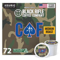 Black Rifle Coffee Company Medium Roast K Cups - Single Serve K Cups Coffee Pods - Kcup Pods Compatible with 1.0 & 2.0 - Made from Pure Arabica Beans (CAF, 72 Count)