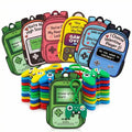 MoimTech Valentines Day Cards Gifts for Classroom, 24 Pcs Game Controller Keychains and 24 Themed Valentine's Day Cards, Gamers Gift Exchange for School Classroom