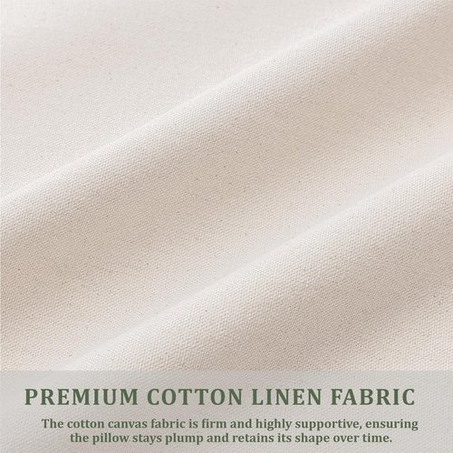 Laolitou Set of 2 Boho Throw Pillow Covers 18×18, Rustic Farmhouse Cotton Linen Soft Sage Green Decorative Pillow Cover for Living Room Sofa Bedroom Couch Cushions Home Decor