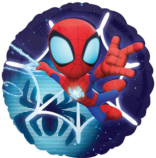 Spidey and Friends Birthday Party Supplies 8pc Foil Balloon Bouquet Decorations