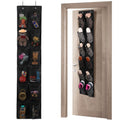 GOMAJI 12 Large Pockets Over The Door Hanging Shoe Organizer, Black