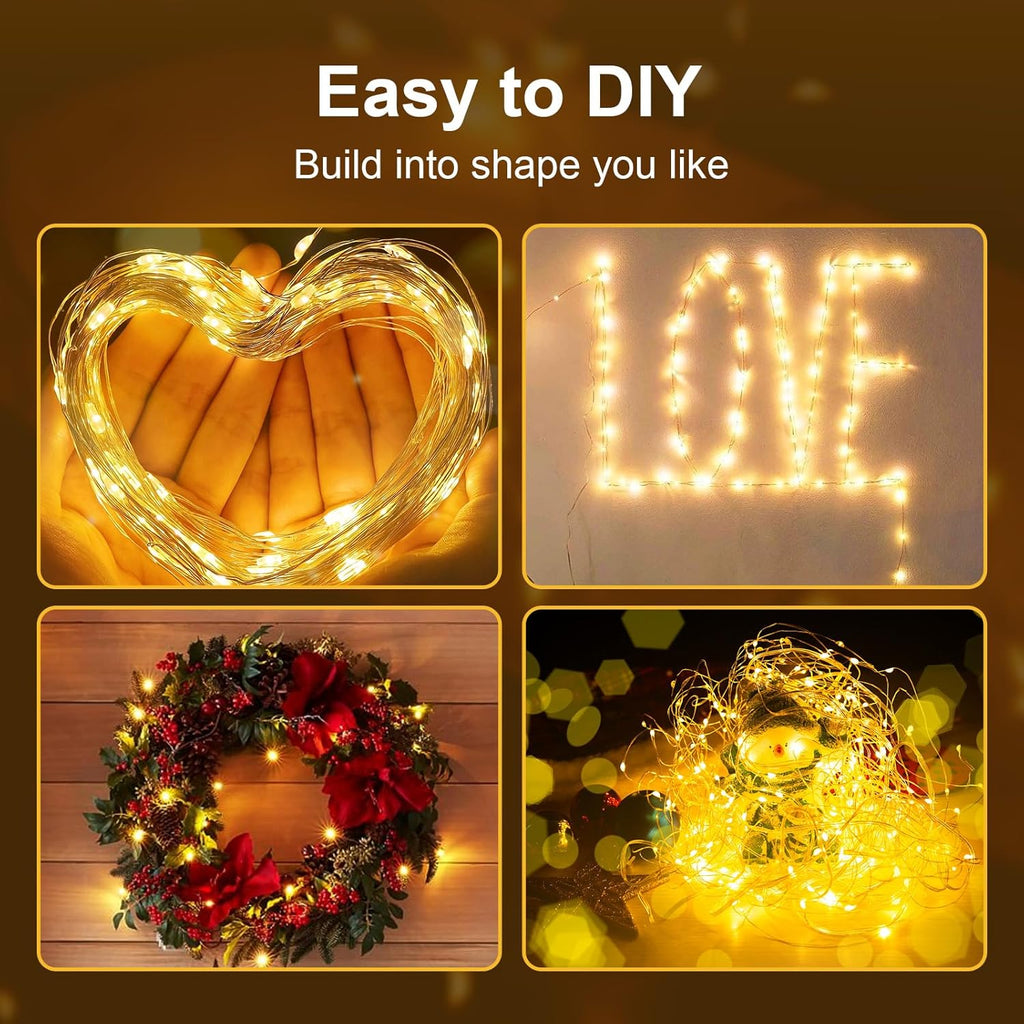 ZGWJ Fairy Lights - 12 Pack Battery Operated Twinkle String Lights | 20 LED, 7FT, Waterproof for Indoor & Outdoor Decor