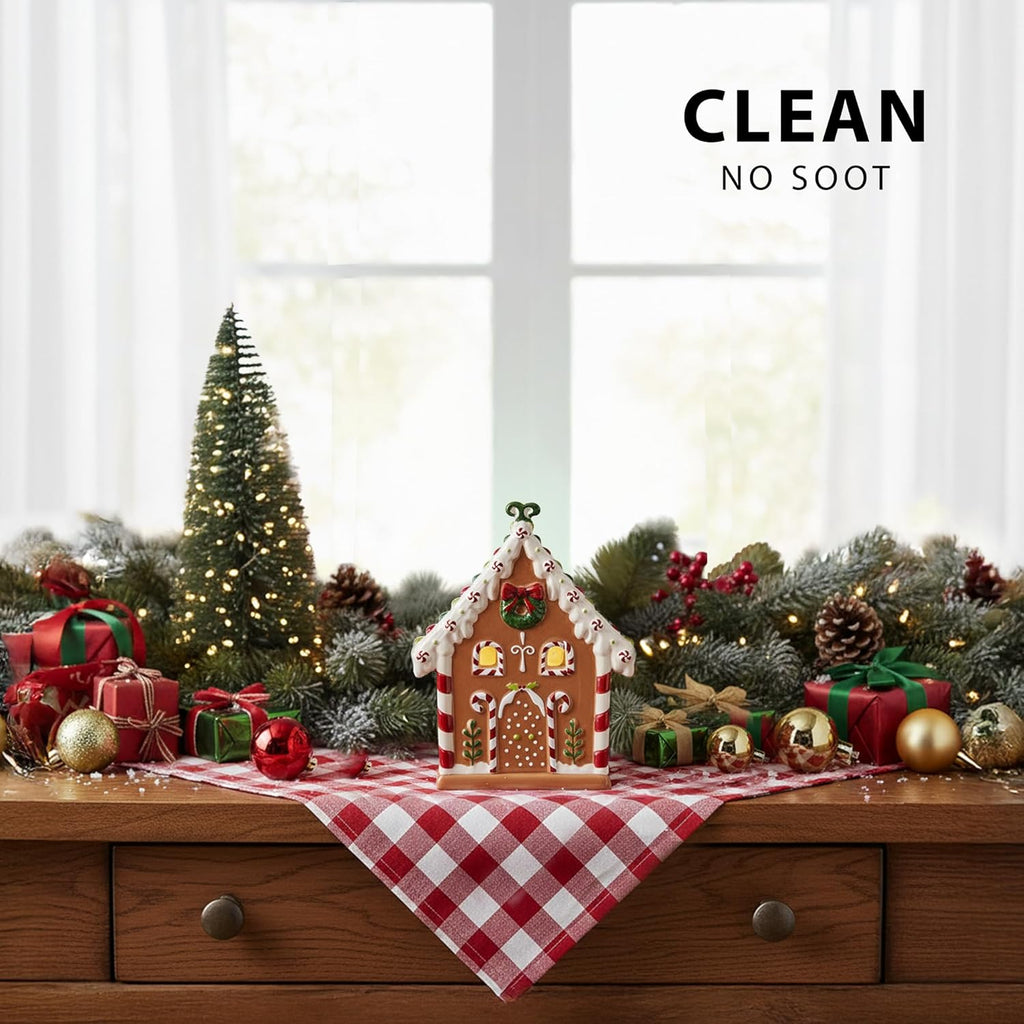 Scentsationals Wax Melt Warmer - Holiday Collection Candy House | Perfect for Fragrance Cubes & Tarts