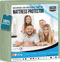 Utopia Bedding Waterproof King Size Mattress Protector - Premium 200 GSM Terry Cover, Soft & Breathable, Fitted Sheet Style with 17" Deep Pockets (Sage)