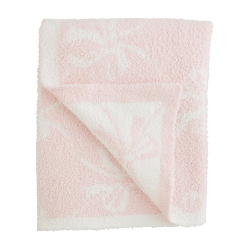Mud Pie Kids Bow Chenille Blanket; 34" x 28"