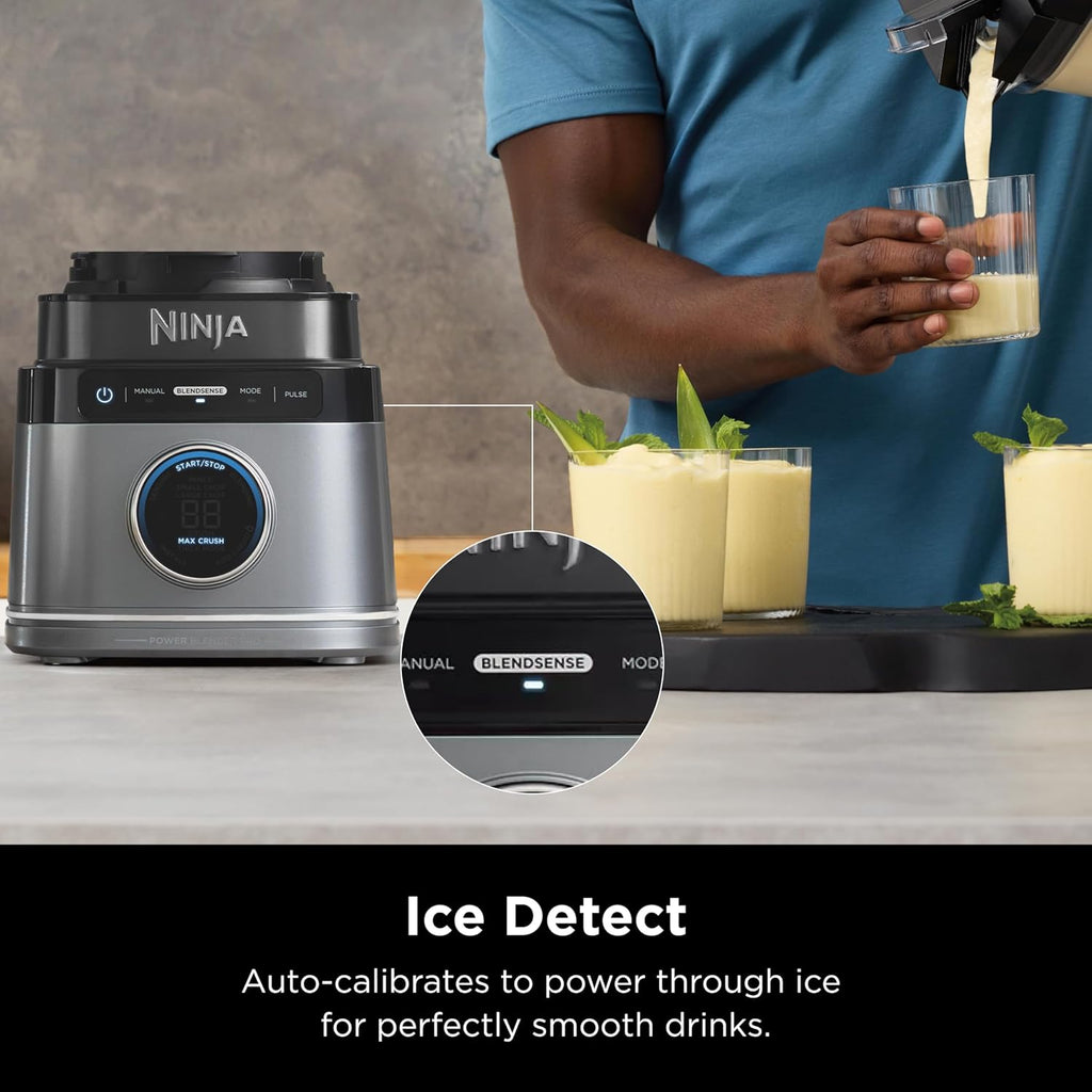 Ninja Blender - 72 oz. Full Size Pitcher for Smoothies, Shakes & Frozen Drinks | 1800 Watt | Black