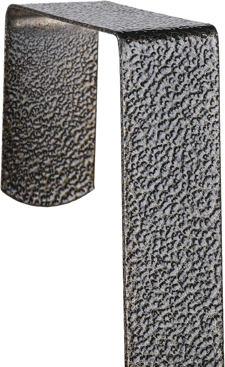 Sattiyrch Wreath Hanger - 12" Steel Over The Door Hook in Textured Bronze | Perfect for Front Door Decor