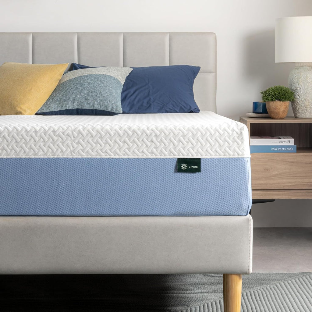 Zinus 12 Inch Full Memory Foam Mattress - Cooling Comfort, Fiberglass Free, Medium Feel, Safe Materials