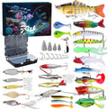 Fishing Advent Calendar - 24-Day Countdown with Lures & Tackle Set | Perfect Gift for Dads & Fishermen