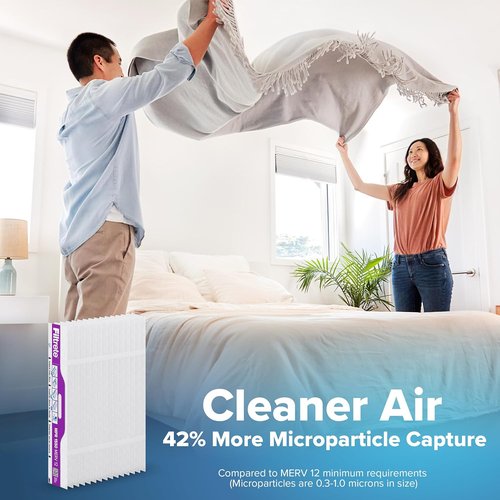 Filtrete Refillable Air Filter - MPR 1550, MERV 12, Allergen & Virus Protection - 16x25x4, 2 Pack