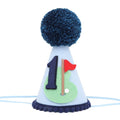 LINLULU Golf 1st Birthday Hat for Boys - Hole in One 1st Birthday Crown, Golf First Bday Decoration, Boy First Bday Party Hat, Our Little All Star Bday Decor