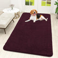 OLANLY Dog Door Mat - Absorbent Non-Slip Mud Mat for Indoor Use | 59x32, Quick Dry Chenille, Russet