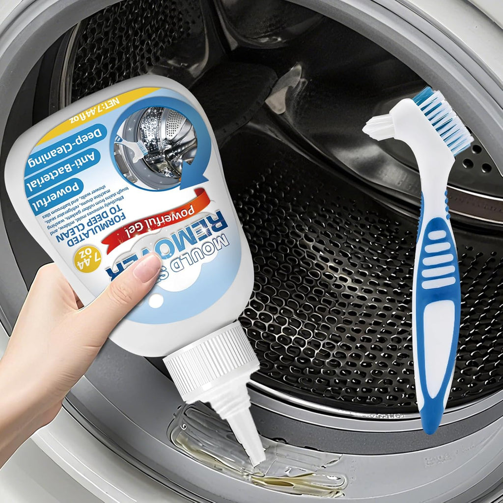 Skiennix Mold Remover Gel - Powerful Washing Machine & Bathroom Cleaner for Gaskets, Grout, Tile | All-Purpose Stain Remover