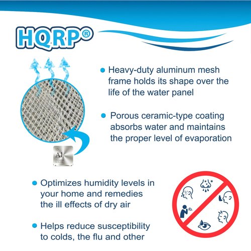 HQRP Water Filter Compatible with Aprilaire 10 fits Aprilaire 110, 220, 500, 500A, 500M, 550, 550A, 558 Humidifiers