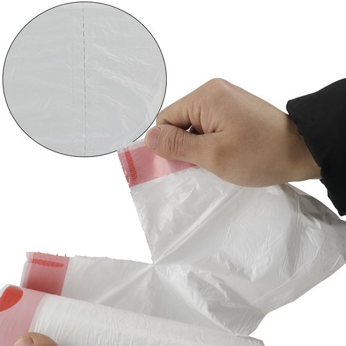Doryh 7 Gallon White Drawstring Trash Bags, Medium Garbage Bags, 2 Rolls/120 Counts