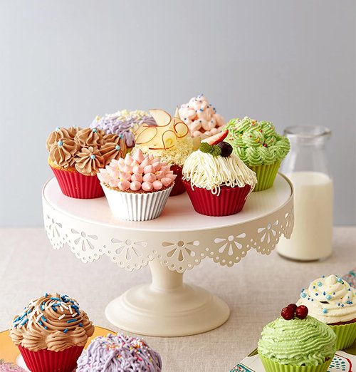 MyFurtive Silicone Cupcake Baking Cups - 24 Reusable Muffin Liners, BPA Free, Dishwasher Safe, Assorted Colors