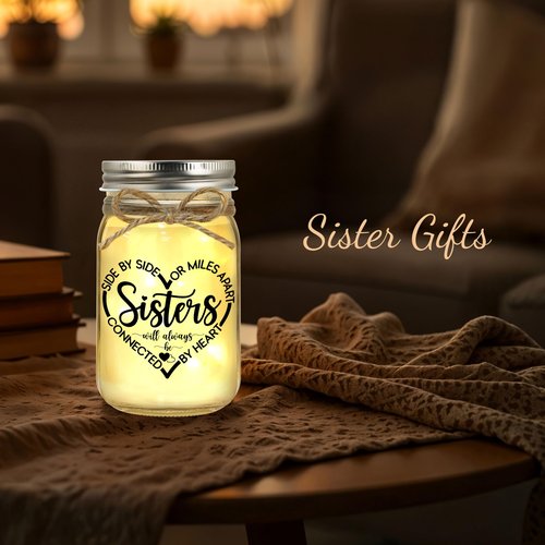 Sister Birthday Gifts, Sisters Gift from Sister Christmas Valentines Day Mothers Day Gifts for Sis Sisters