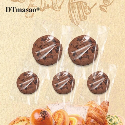 4x6 Inches 100 Pcs Clear Self Sealing Cellophane Bags Cookie Bags Resealable Cellophane Bag for Packaging Cookies,Gifts,Favors, Products,Candy