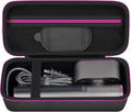 Steamer Case by Jack & Rose - Portable Handheld Iron Storage Bag with Mesh Pocket - Black