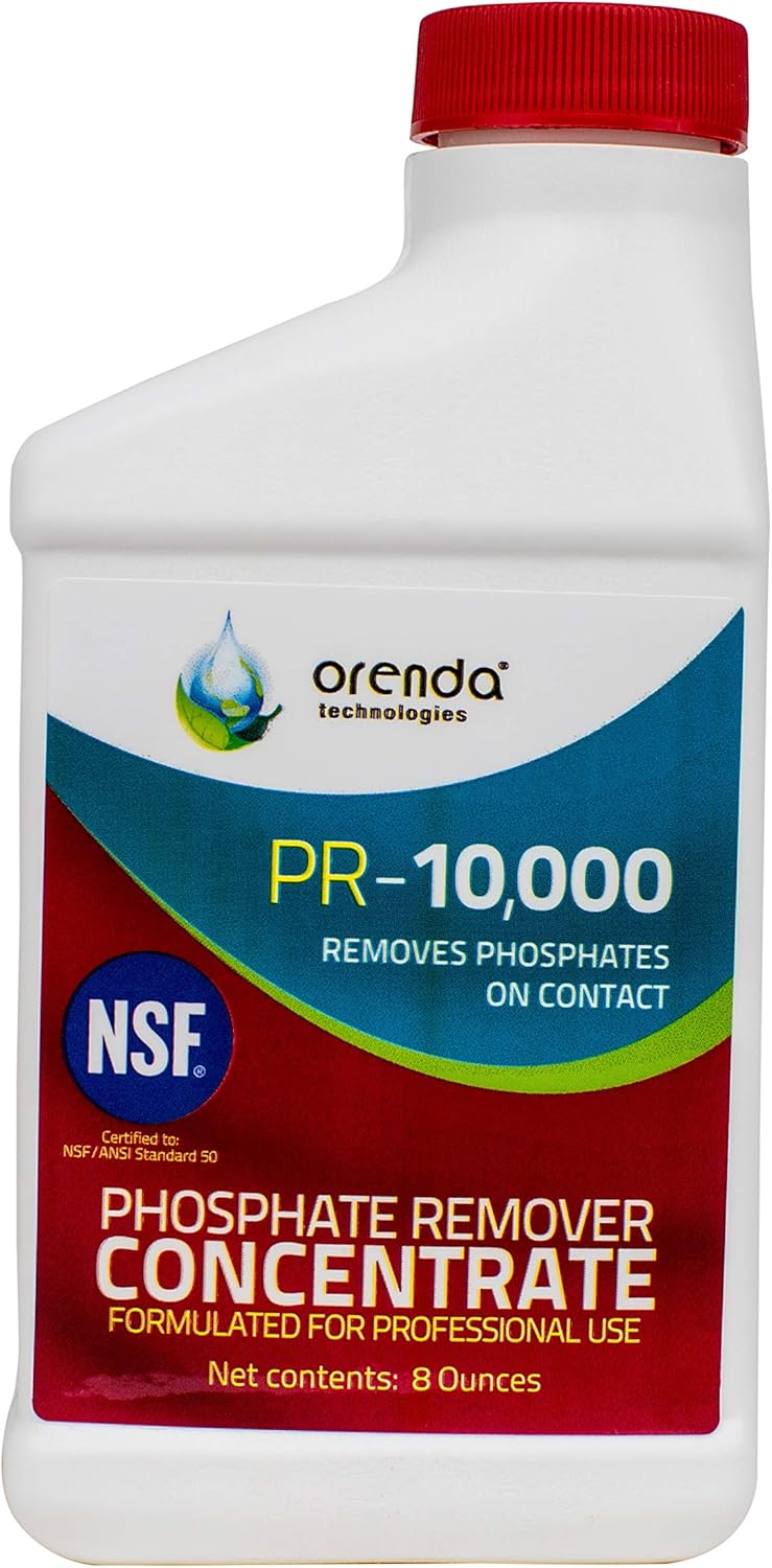 Orenda PR-10000 Pool & Spa Phosphate Remover - Instant Phosphate Elimination, 1/2 Pint