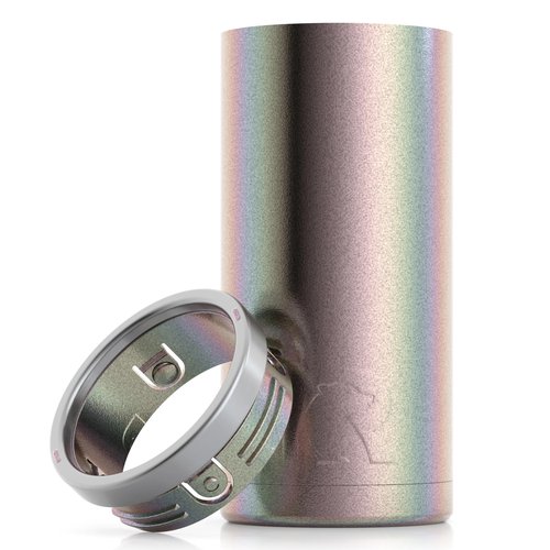 RTIC Skinny Can Cooler Slim, Insulated, Beer, Beverage, Soda Can Cooler with Lid, Stainless Steel Metal, Double Wall Insulation Coozie for Cans, Sweat Proof, Fits All 12oz Slim Cans, Twilight