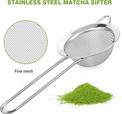 Matcha Whisk Set - Premium Ceremonial Grade Kit with Bamboo Whisk, Bowl, Scoop & Sifter | Authentic Japanese Tea Essentials