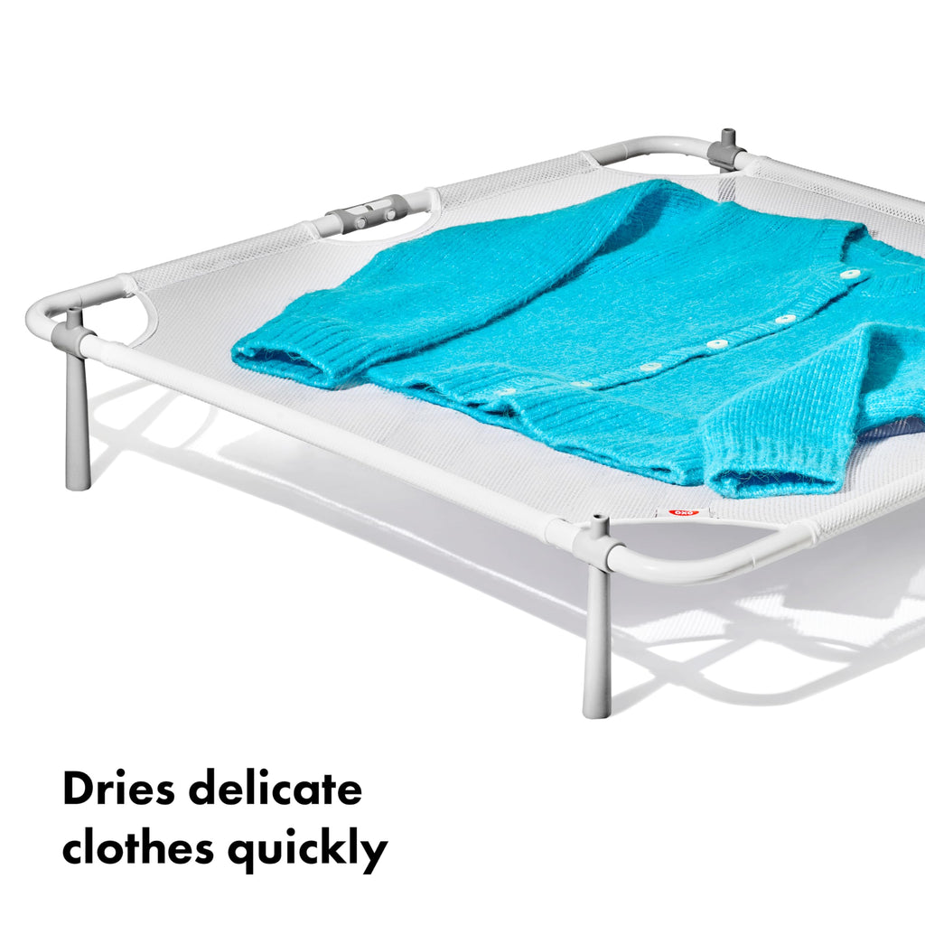 OXO Good Grips Folding Sweater Dryer, White, 26" sq. x 4-1/2" h
