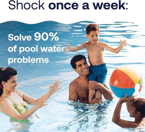 HTH Pool Shock - Cal Hypo Formula for Swimming Pool Care | 1lb | Pack of 2 | Advanced Formula