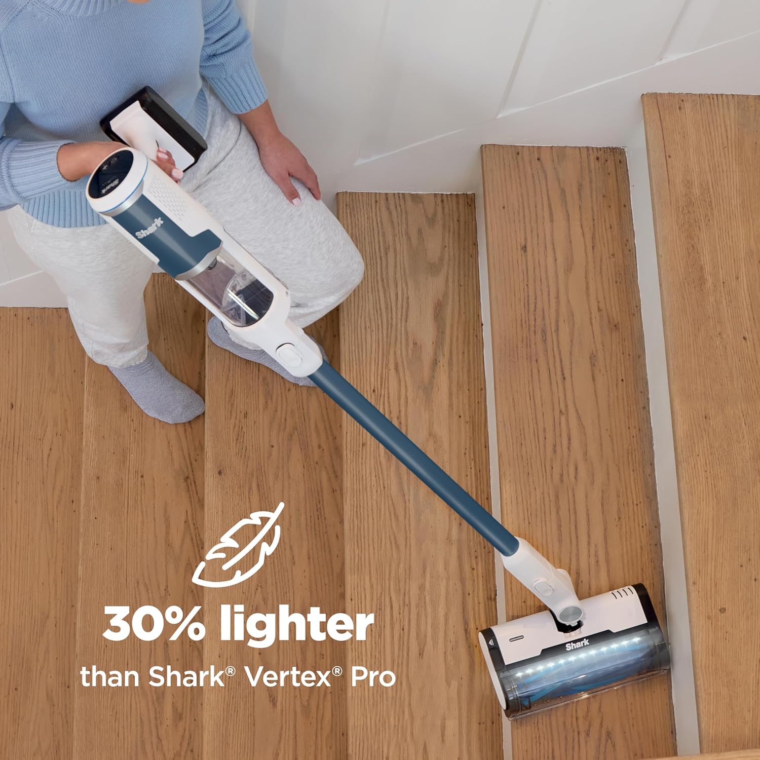 Shark Clean & Empty Cordless Stick Vacuum - Lightweight, Auto-Empty, HEPA Filter, Pet Hair Tool, BU3523