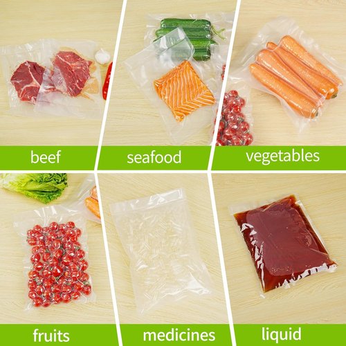 L'ELEF MISTICO Vacuum Sealer Bags - BPA-Free Food Saver Rolls (11''X20') for Sous Vide & Meal Prep