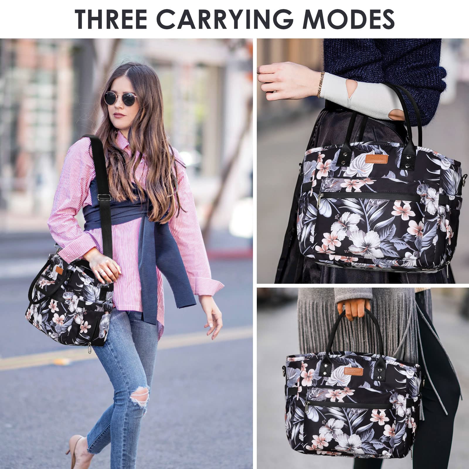 Insulated Lunch Bag for Women/Men,LeakProof Adult Lunch Box,Large Lunch Tote Bag with Removable Shoulder Strap,Portable Reusable Lunch Cooler Bag for Office Work Picnic Beach