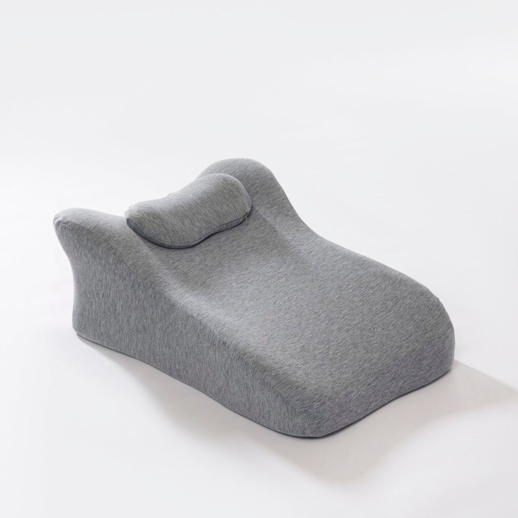 Back Pillow for Bed Sitting Up,Upright Reading Pillow Back Support,Face Down Cushion Neck Leg Pain Relief Acid Reflux Multifunctional Adult Ergonomic Memory Foam Pillow in Bed Sofa Sleeping